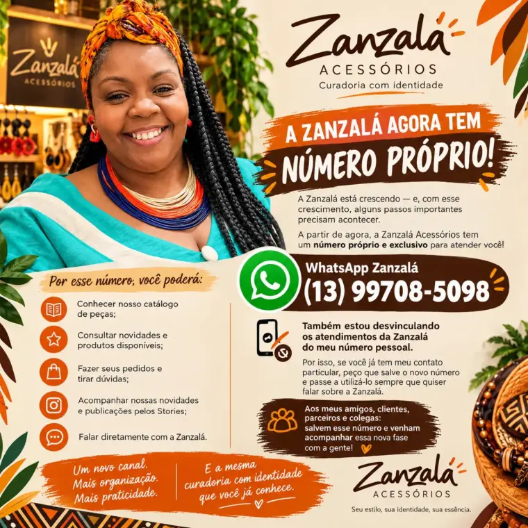 Post de número próprio da Zanzalá